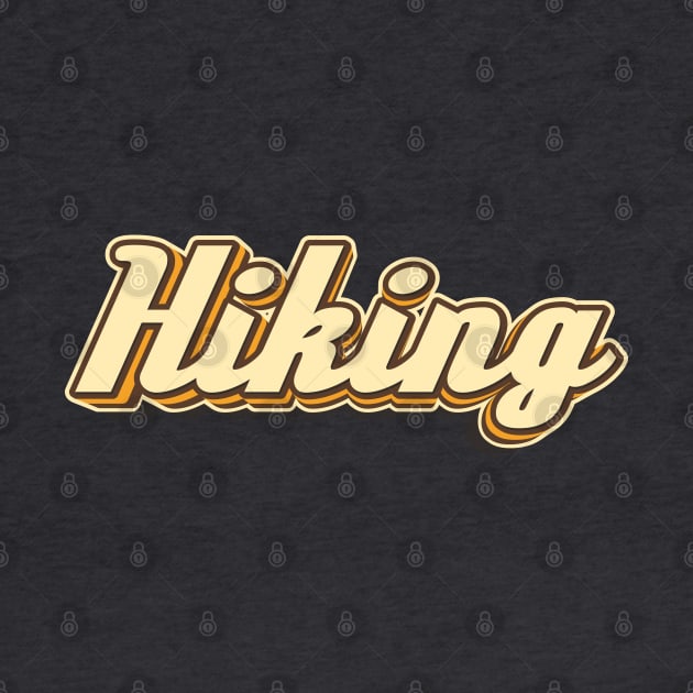 Hiking typography by KondeHipe